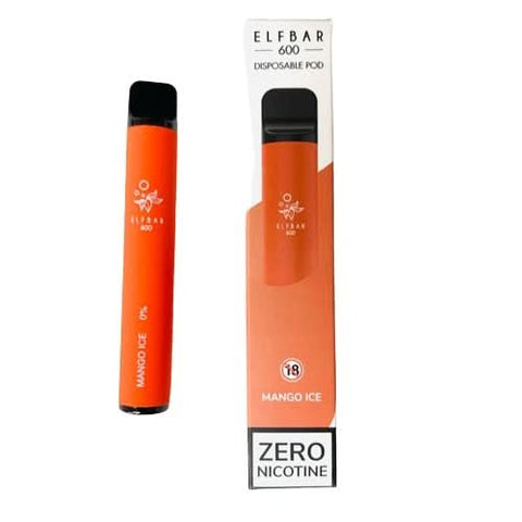 Elf Bar 600 Puffs Disposable Vape  Device - Mango Ice