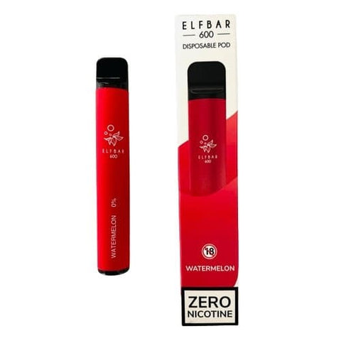 Elf Bar 600 Puffs Disposable Vape  Device - Watermelon