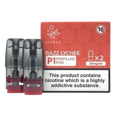 Elf Bar Mate P1 Pods -Razz Lychee