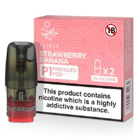 Elf Bar Mate P1 Pods -Strawberry Banana