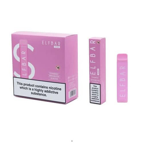 Elf Bar NC600 Disposable Vape Pod Device - Strawberry