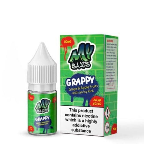 My Salts 10ml Nic Salt E-Liquid Grappy