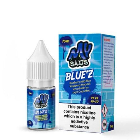 My Salts 10ml Nic Salt E-Liquid  Blue'Z