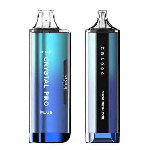 The Crystal Pro Plus 4000 Disposable Vape Device -Mad Blue